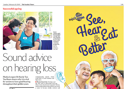 The Straits Times - Sound Advice on Hearing Loss
